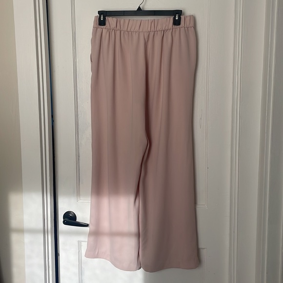 Women’s pink wide leg trousers - Picture 2 of 3
